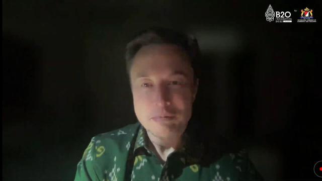Elon Musk Pakai Batik Bomba pada Acara B20