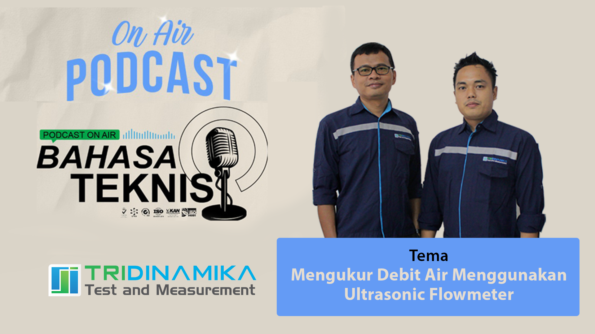 Podcast Bahasa Teknisi Mengukur Debit Air Menggunakan Ultrasonic Flowmeter